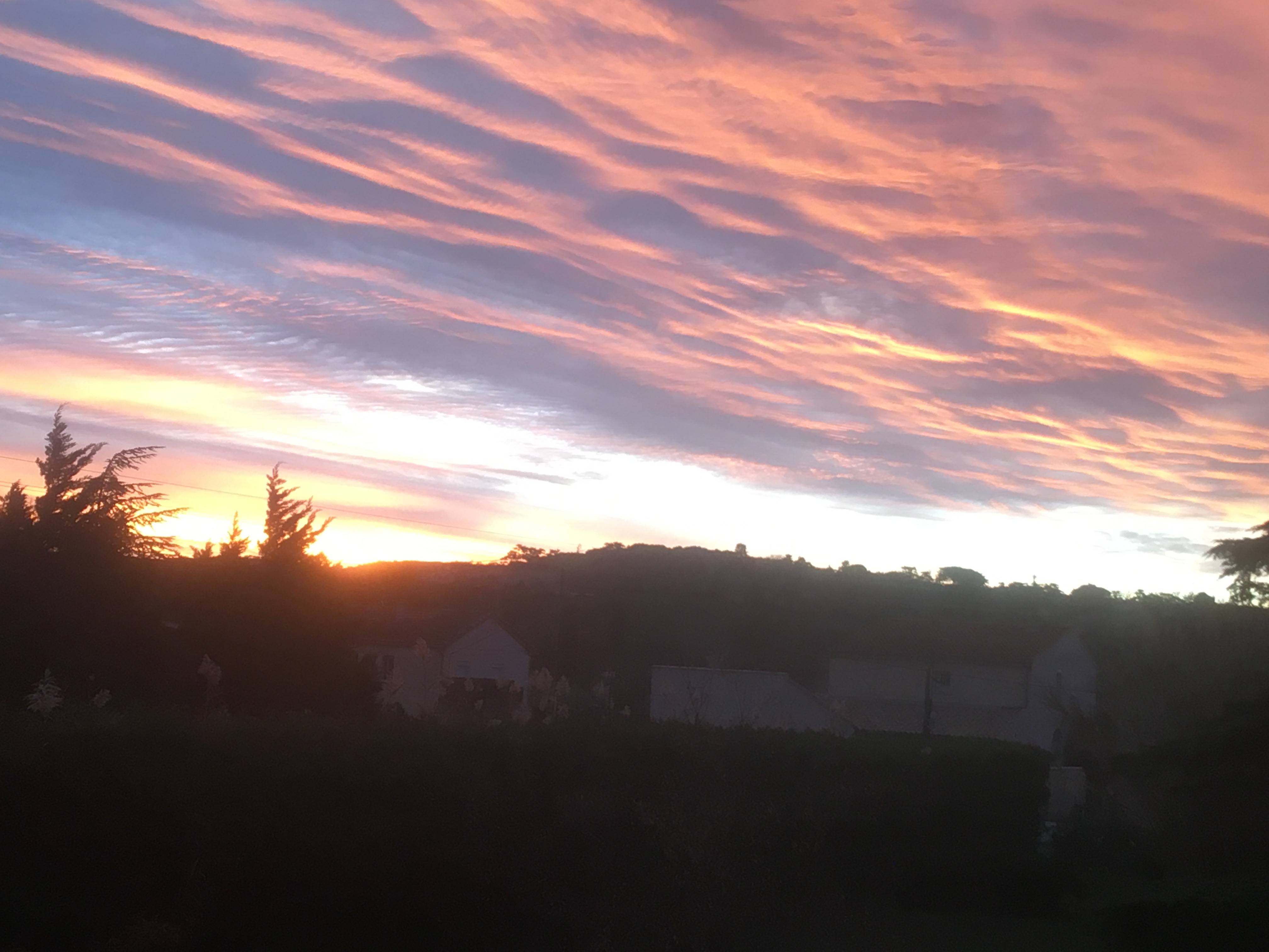 coucher soleil Valréas